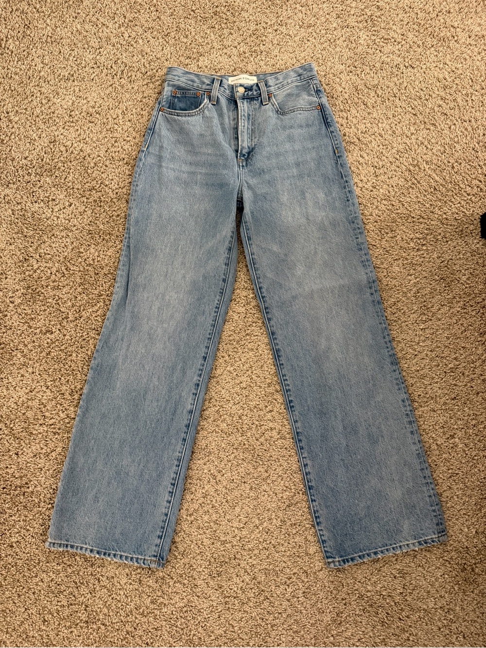 Aritzia Denim Forum The Farrah High Rise Wide Leg Jeans
